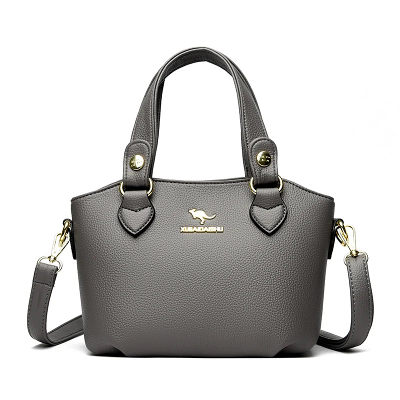 Leather Tote Crossbody Luxury