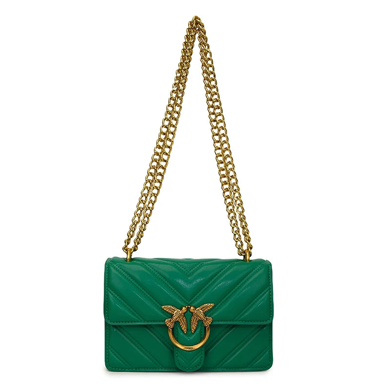 Leather Shoulder Bag Elegant