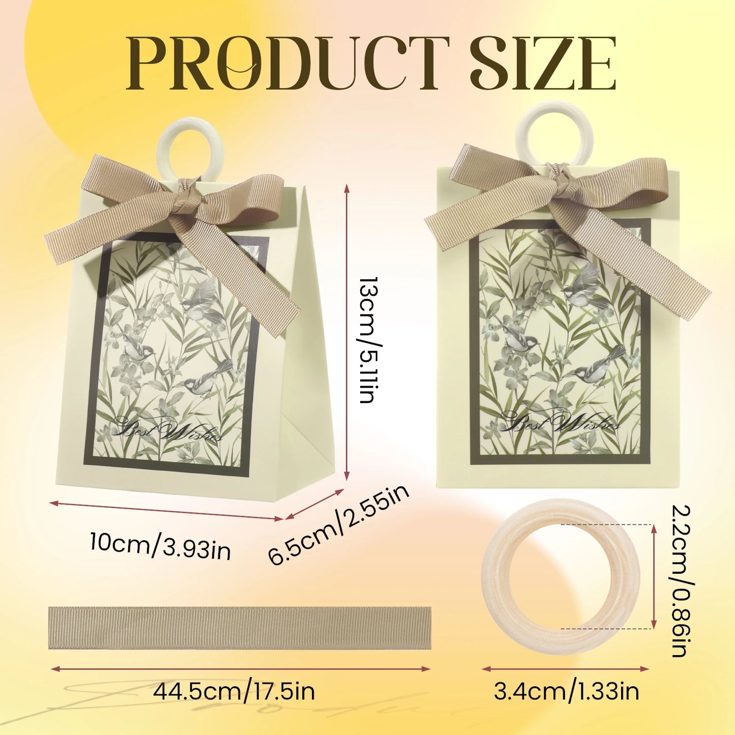 Kraft Paper Candy Box Floral Wedding Party