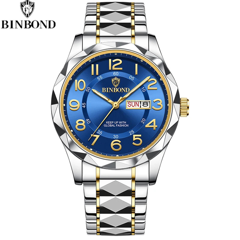 BINBOND Luminous Men's Quartz Watch