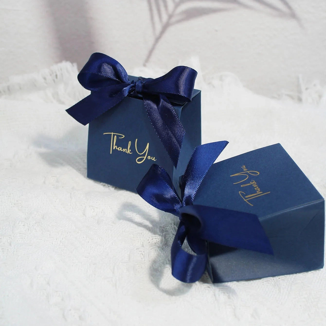 Small Gift Box Ribbon Candy Wedding 10 Pcs