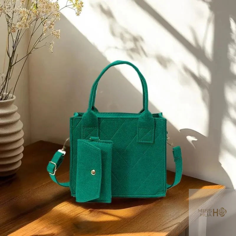 Women's PU Leather 3-Piece Handbag Set