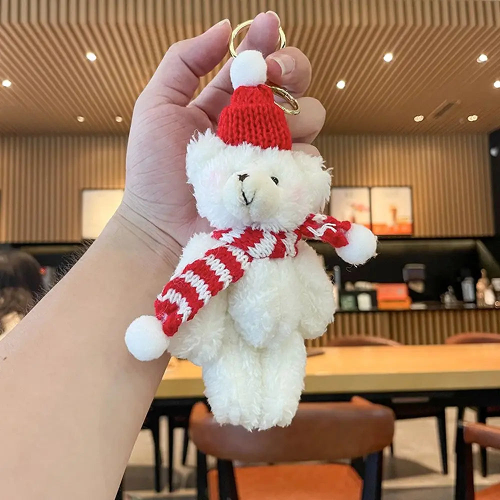 Bear Plush Keychain Car Bag Pendant Gift