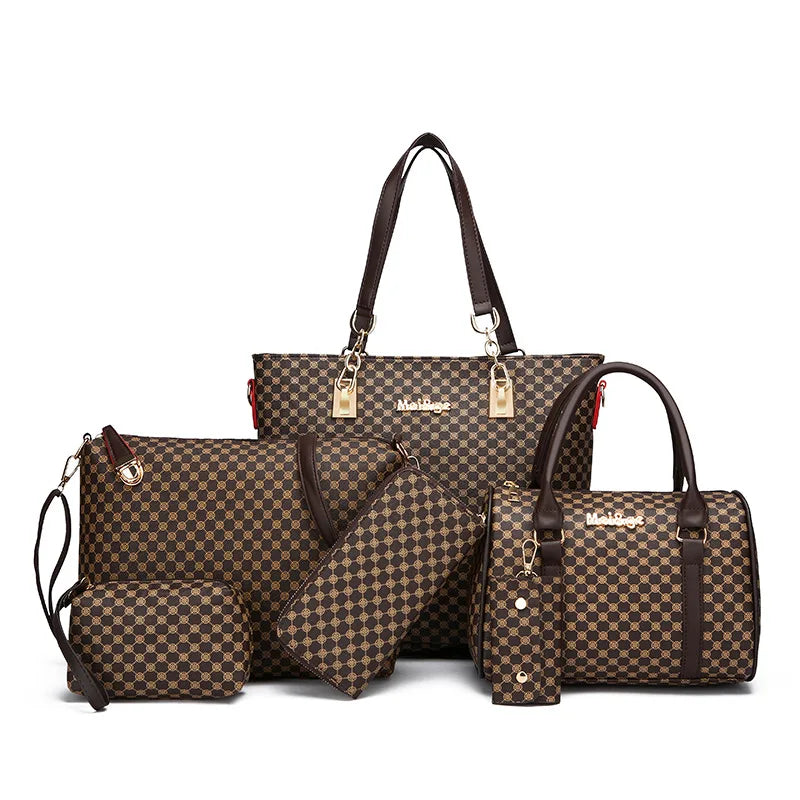 6-Piece Women Handbag Set