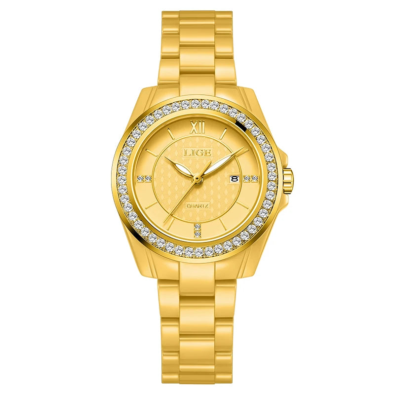 LIGE Steel Quartz Ladies Watch