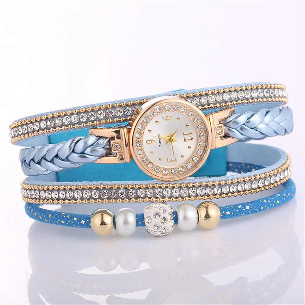 Women's Wrap Bracelet Fashion Watch