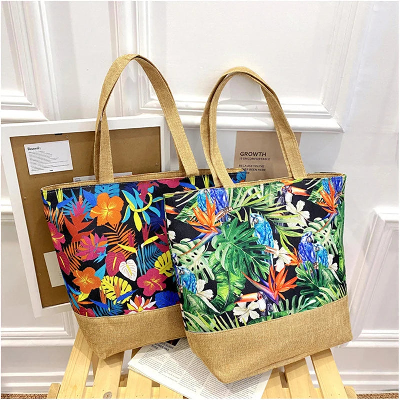 Floral Large Tote Shoulder Bag