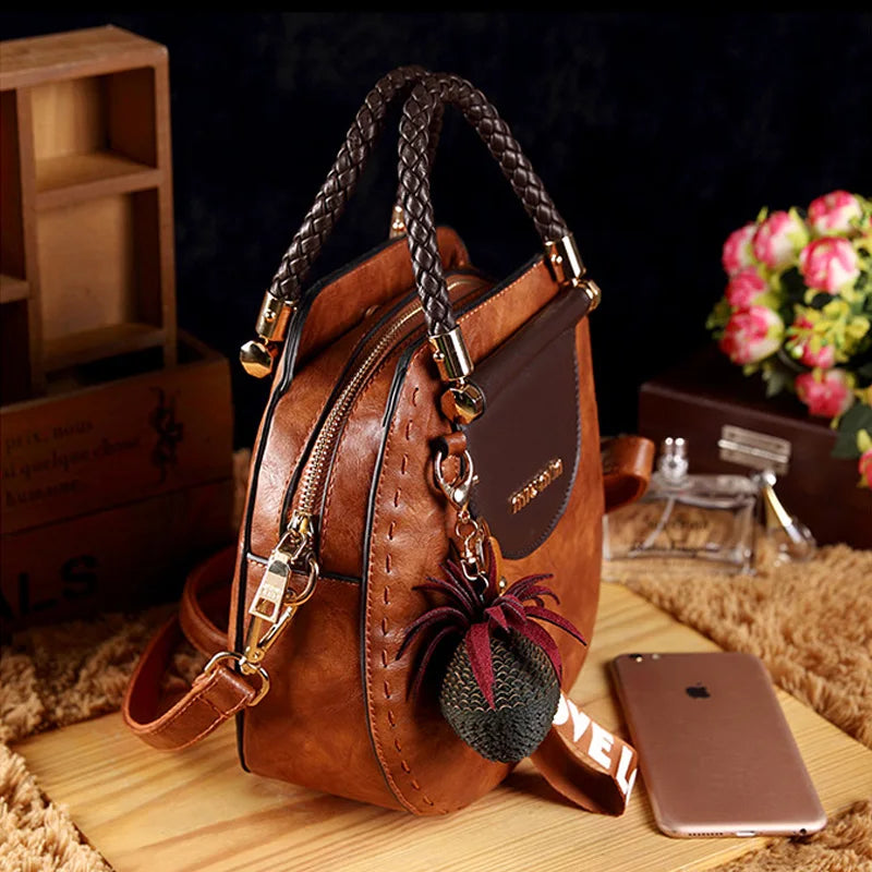 Women's Small Tote Crossbody Designer Handbag