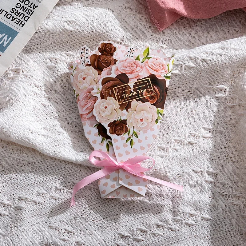 3D Carnation Greeting Card Birthday Gift