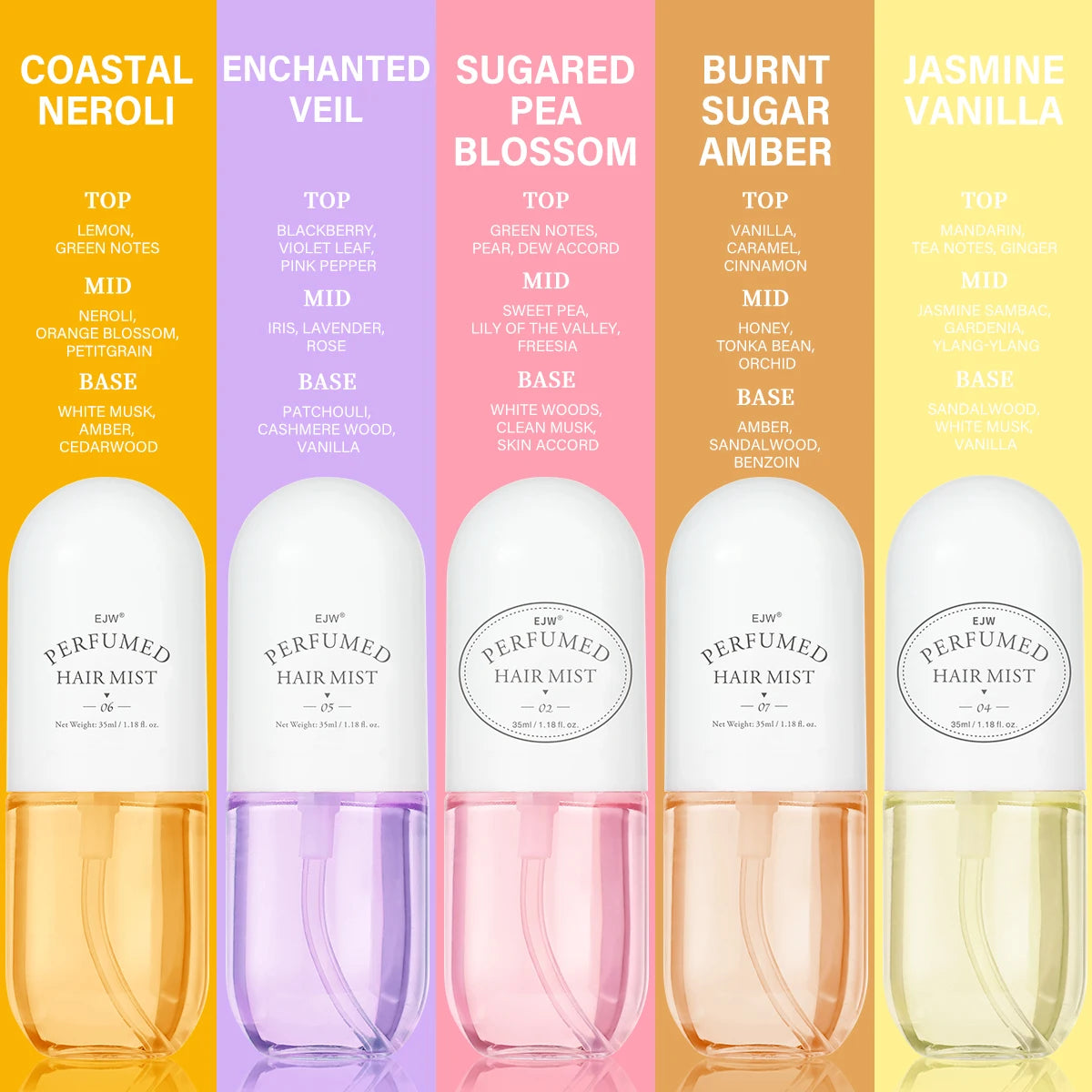 Rose Floral Hair Fragrance Mist Spray