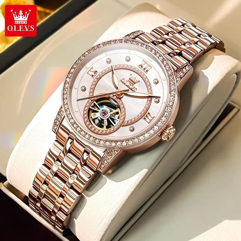 Hollow Mechanical Watch Women