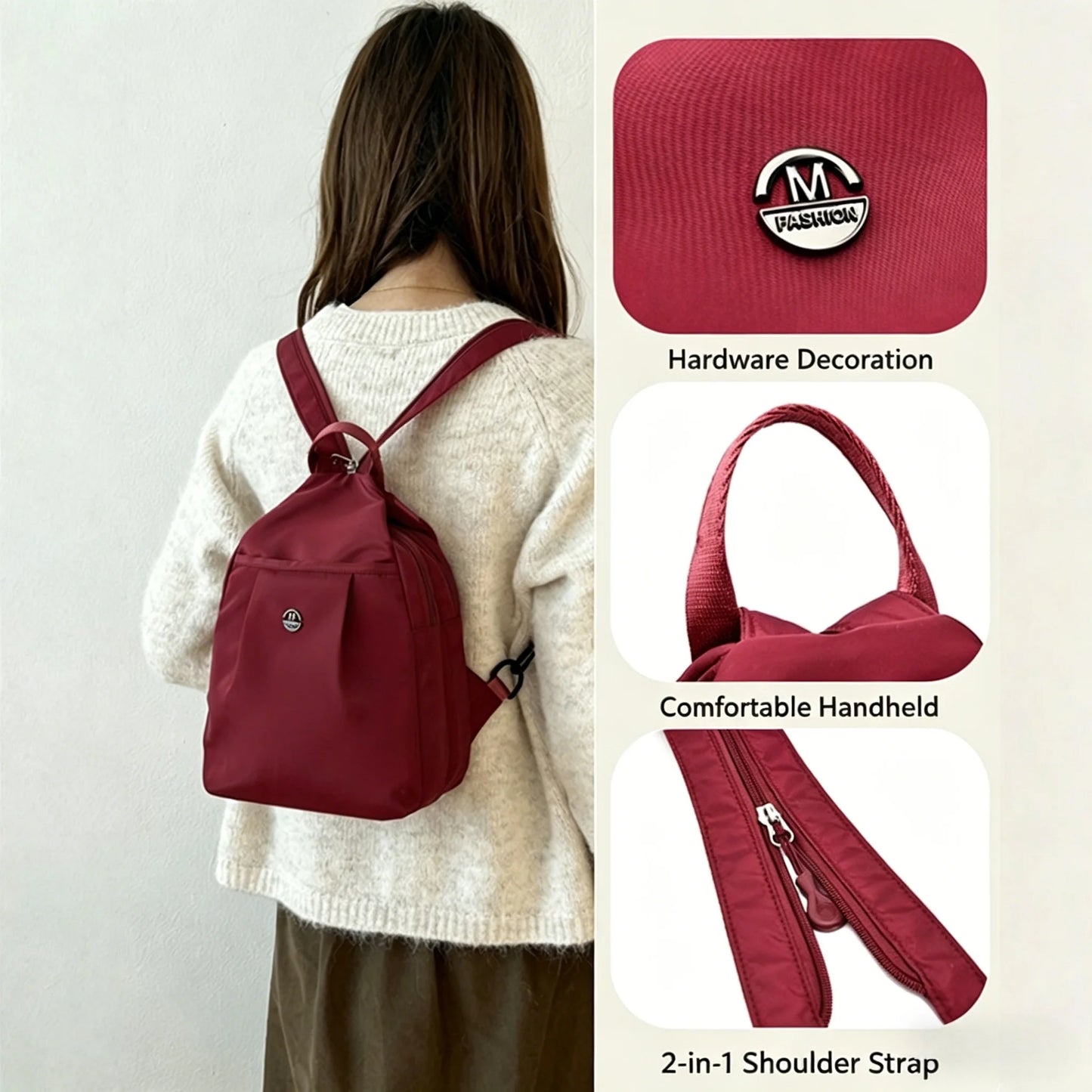 Mini Crossbody Backpack Casual