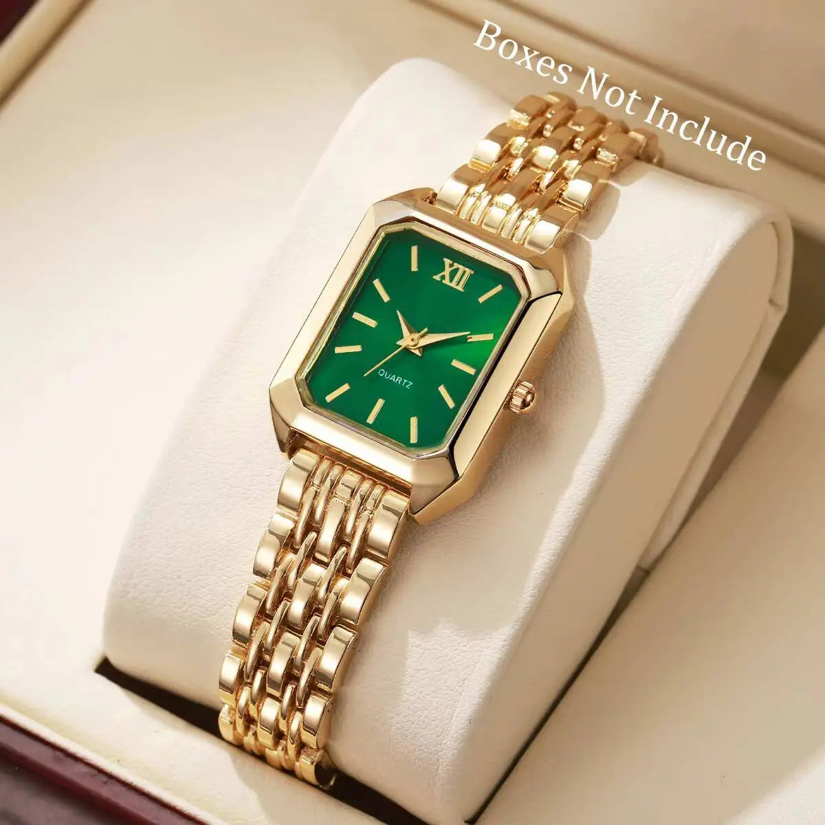 Rectangle Dial Quartz Ladies Watch