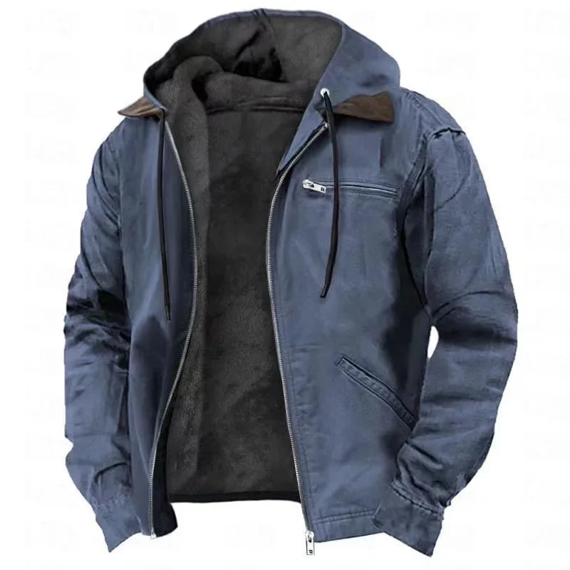 Fleece Hooded Men Jacket