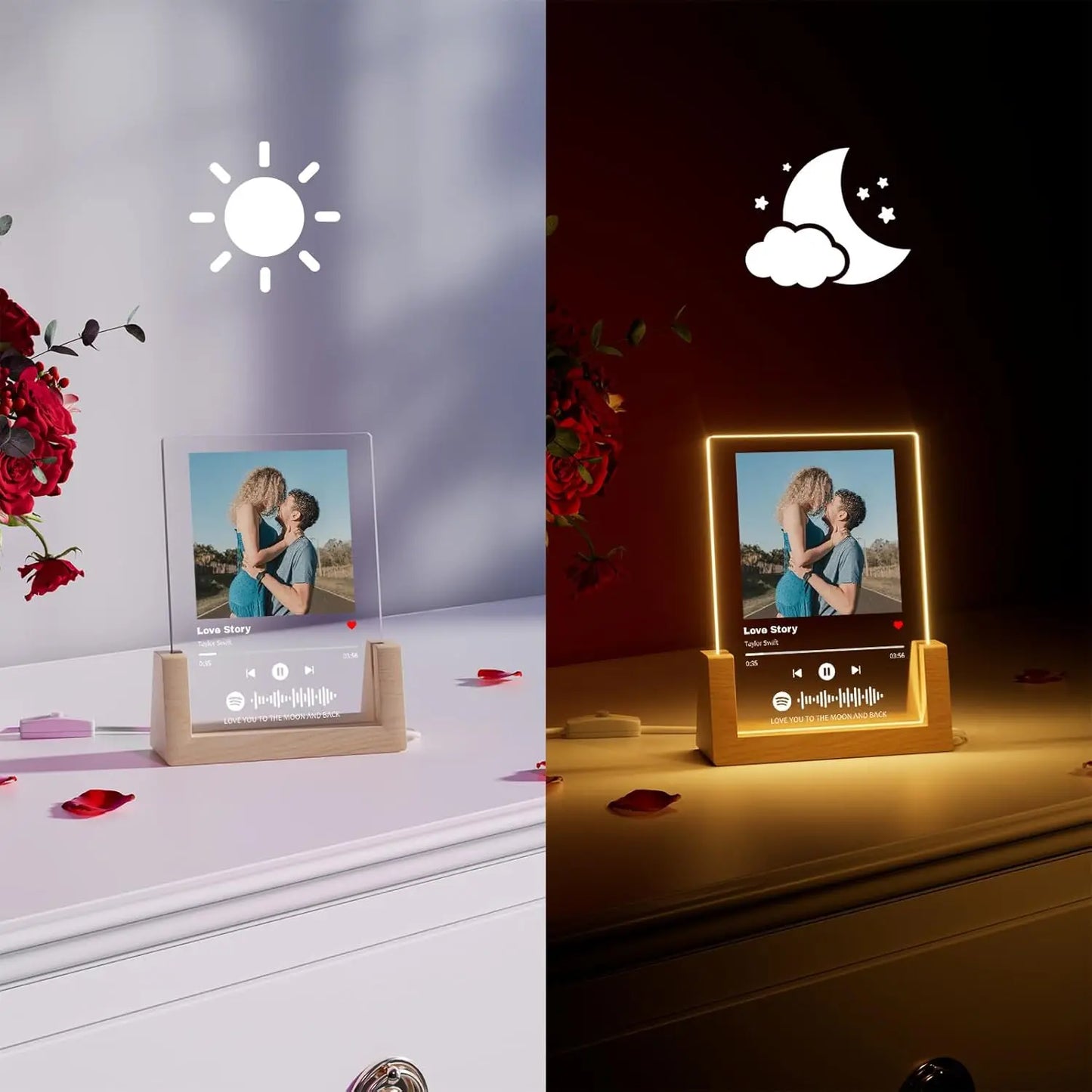 Custom Spotify Photo Acrylic LED Night Light