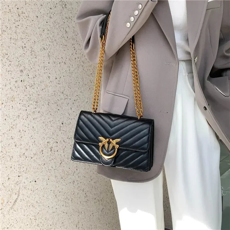 Elegant Leather Crossbody Bag