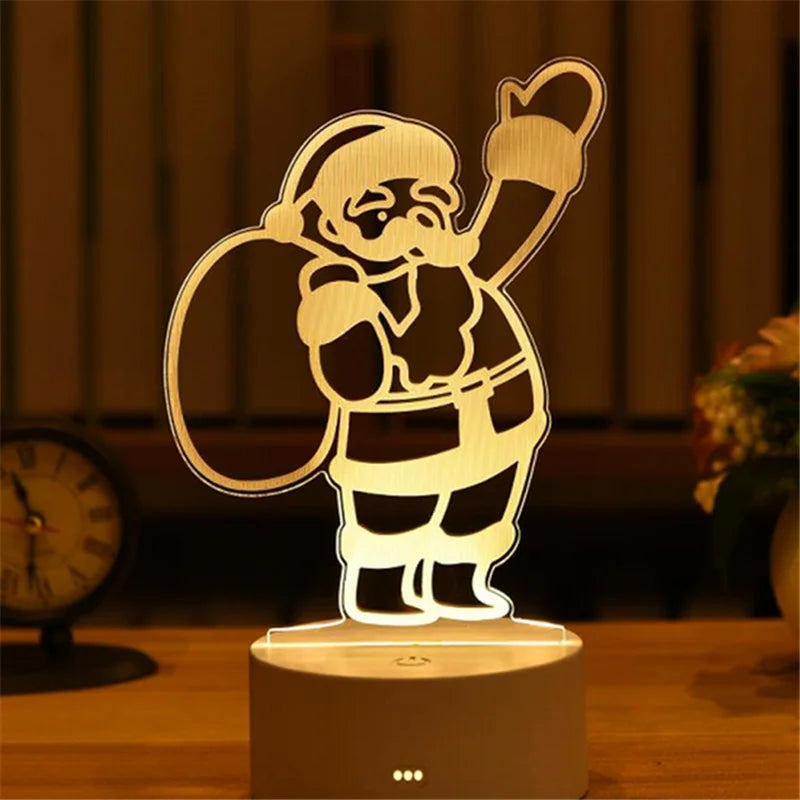 Personalized 3D LED Night Light USB Decor