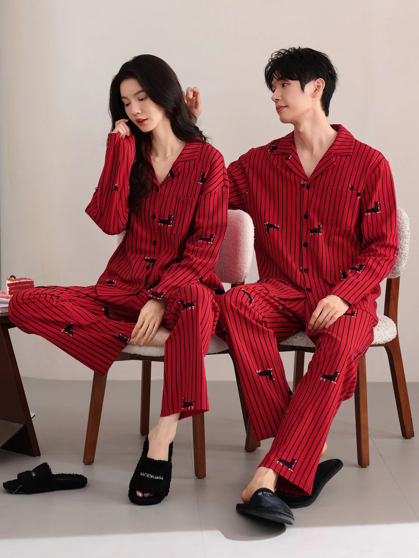 Cotton Couple Pajama Set