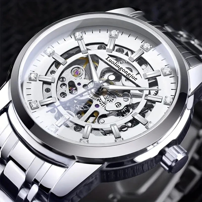 Hollow Diamond Automatic Men's Watch