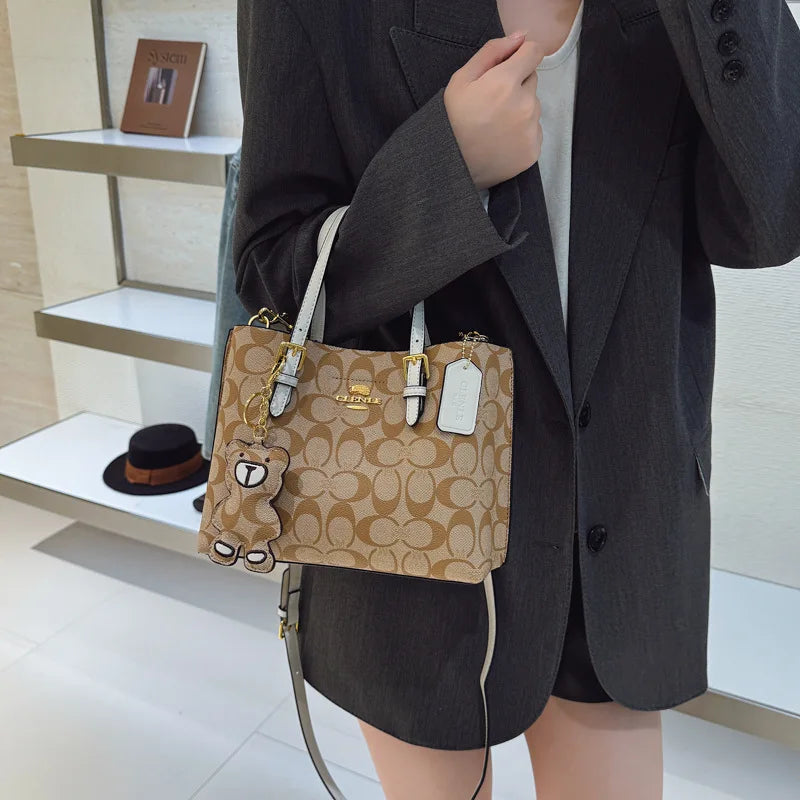 Women's Luxury Print Tote Crossbody Bag