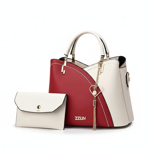 Luxury PU Leather Tote Handbag