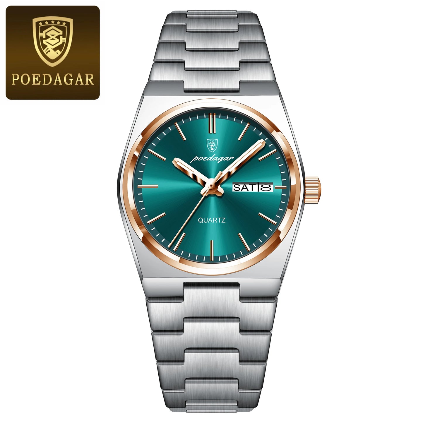 POEDAGAR Luminous Date Ladies Watch