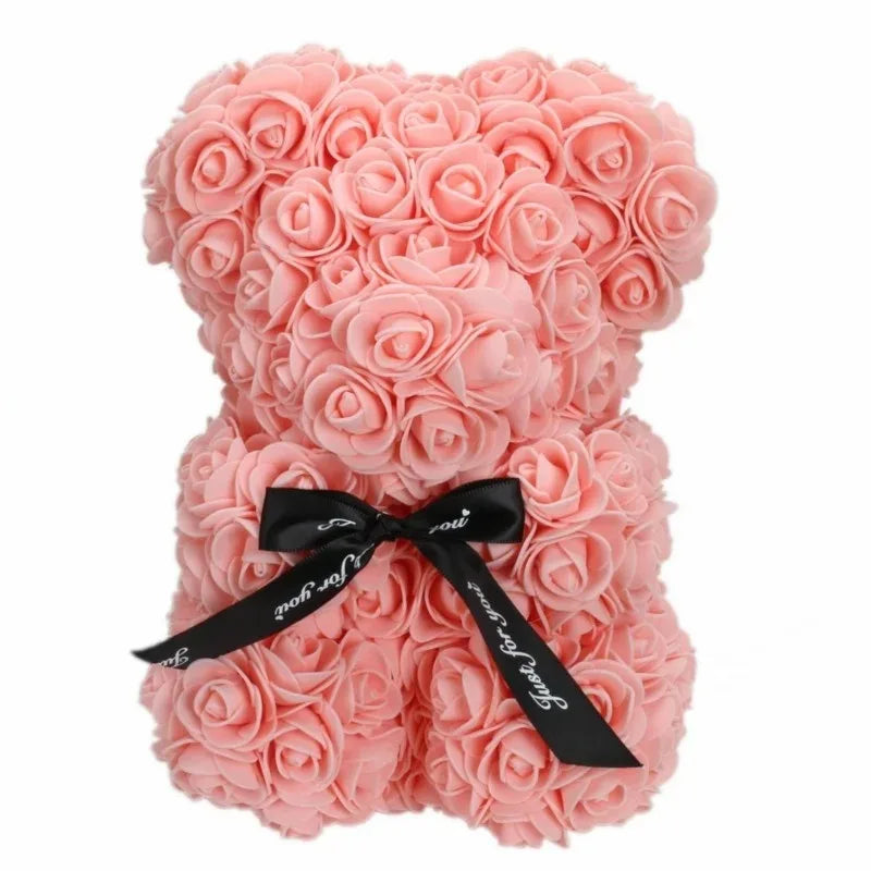 Rose Bear Eternal Flower Gift