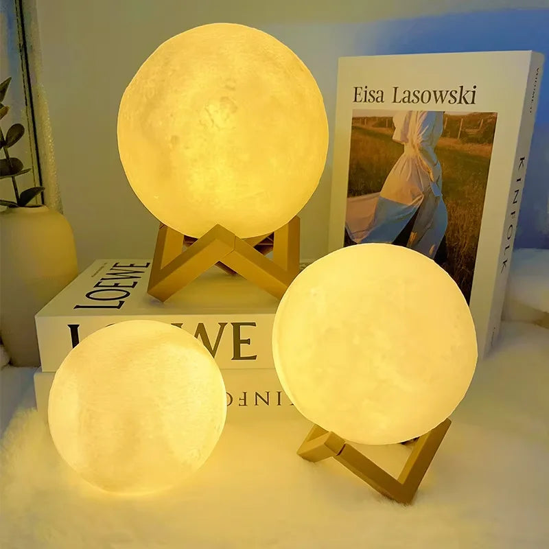 Moon LED Night Light Kids Bedroom Decor