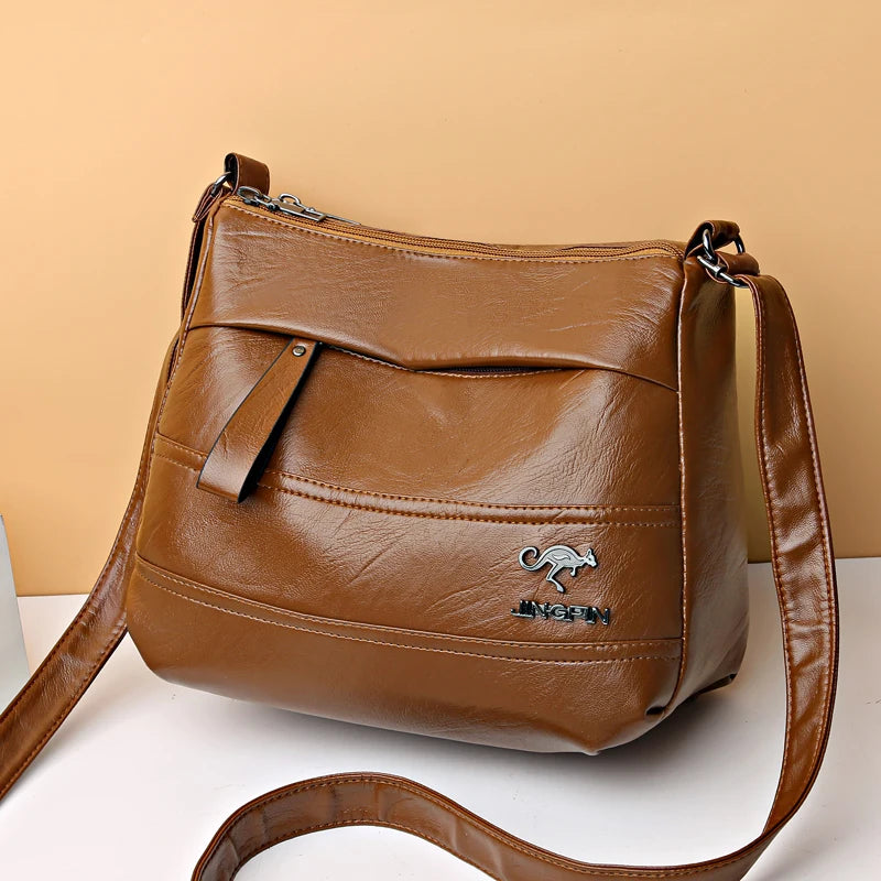 Sheepskin Tote Crossbody Bag