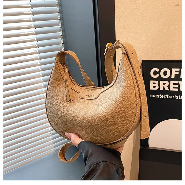 Half Moon Saddle Crossbody Bag