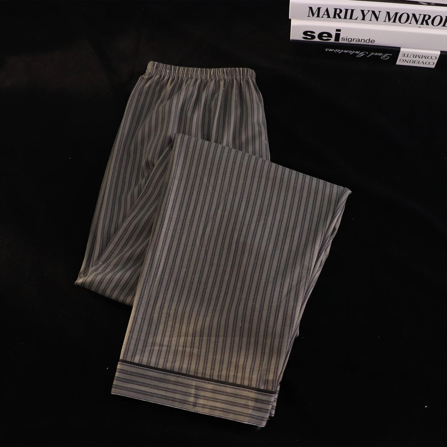 Striped Cotton Couple Pajamas