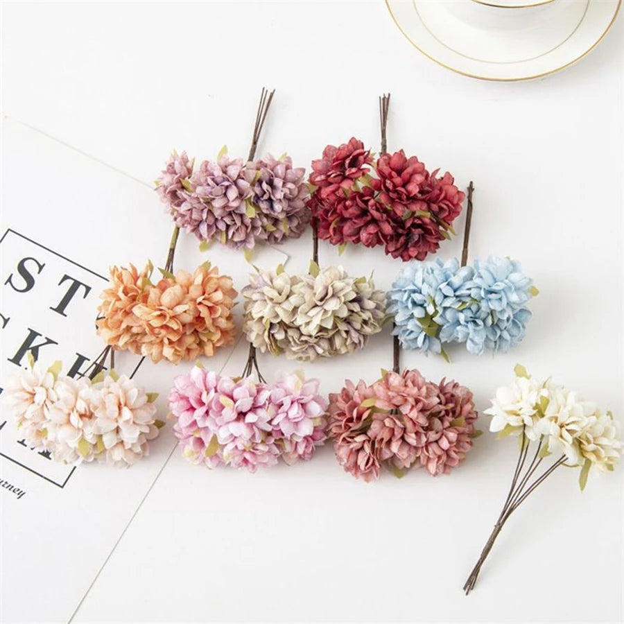 Silk Carnation Mini Bouquet – Artificial Flowers