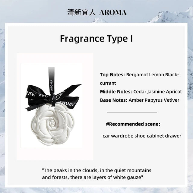 Gypsum Flower Car Freshener