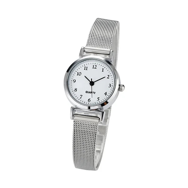 Women's Silver Bracelet Fashion Watch