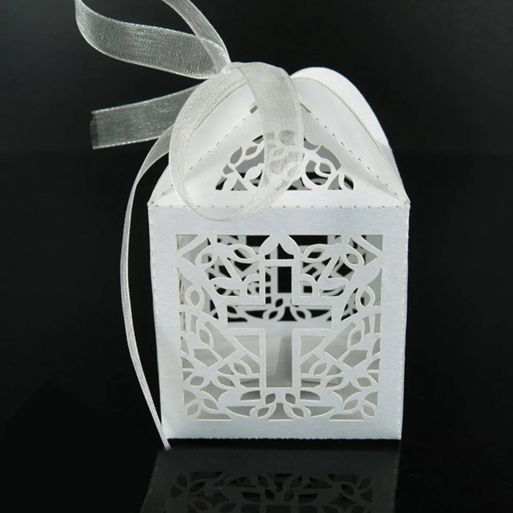 Angel Gift Candy Boxes for Baby Shower & Baptism (10pcs)