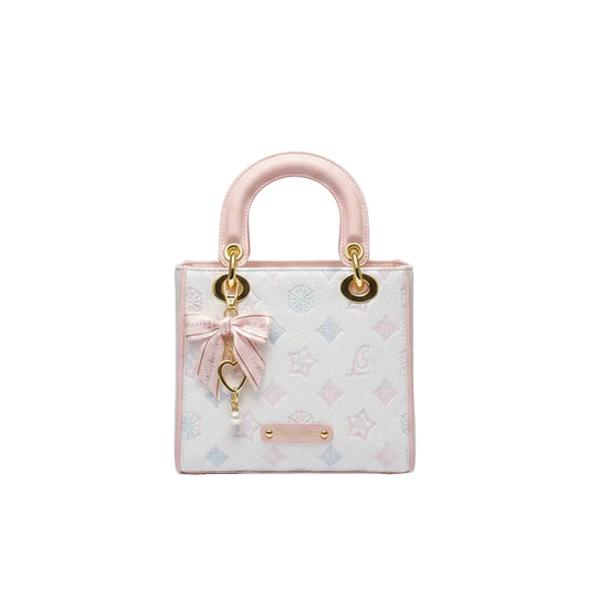 Floral Print Color Block Bag