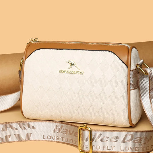 3-Layer PU Shoulder Purse