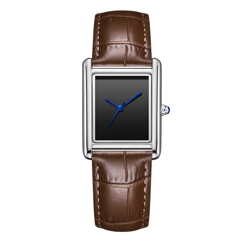 Couple Leather Quartz Watch Set