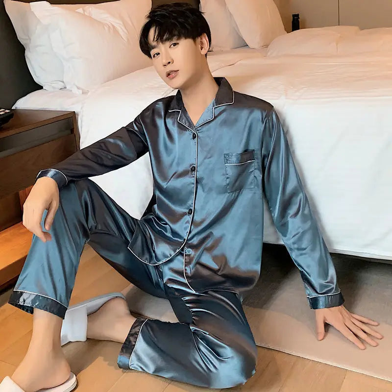 Silk Satin Men Pajama Set