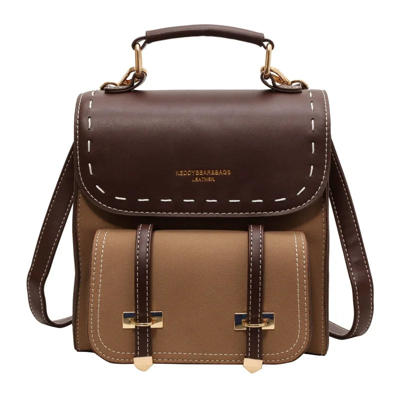 Leather Tassel Backpack