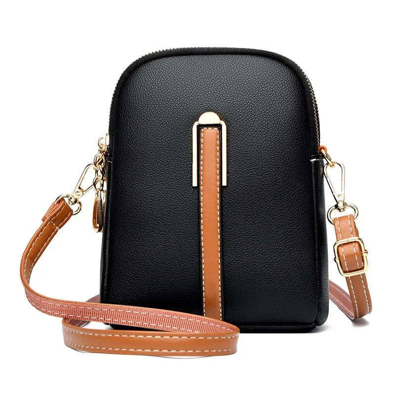 Women's Cowhide Leather Crossbody Shoulder Bag