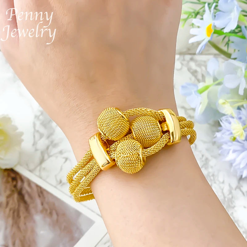 Dubai Gold Plated Jewelry Set