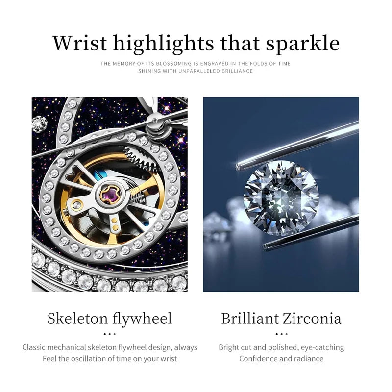 Hollow Mechanical Watch Women