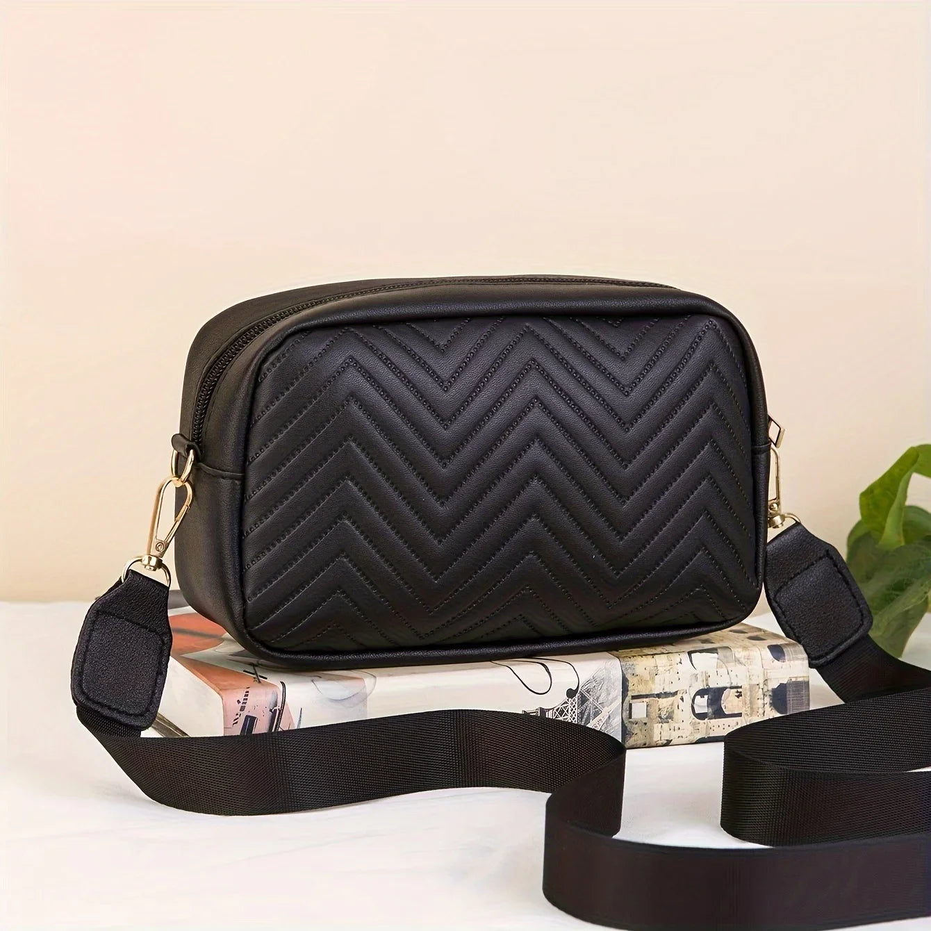 Quilted Mini Crossbody Wallet Bag