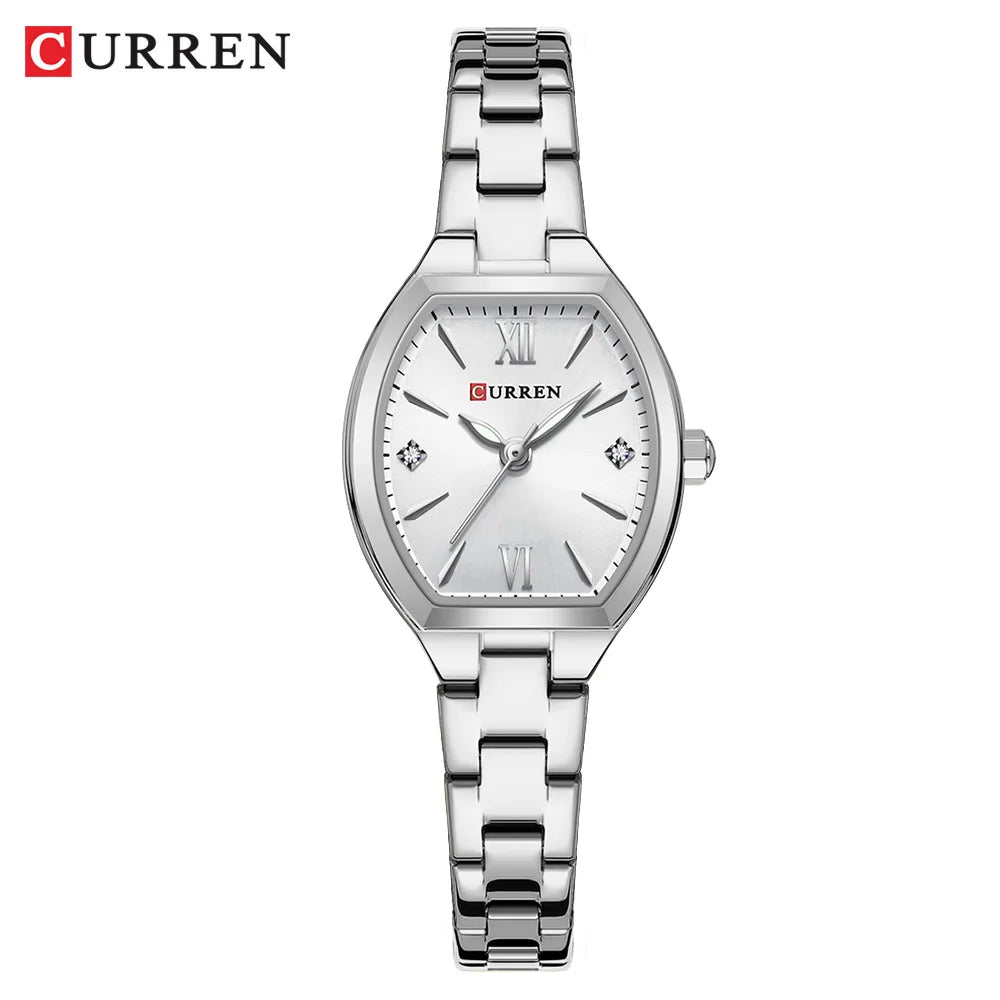 CURREN Barrel-Shape Retro Ladies Watch