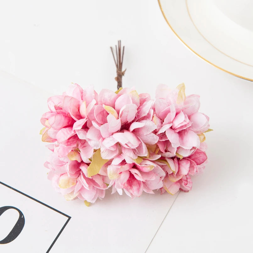 Silk Carnation Mini Bouquet – Artificial Flowers