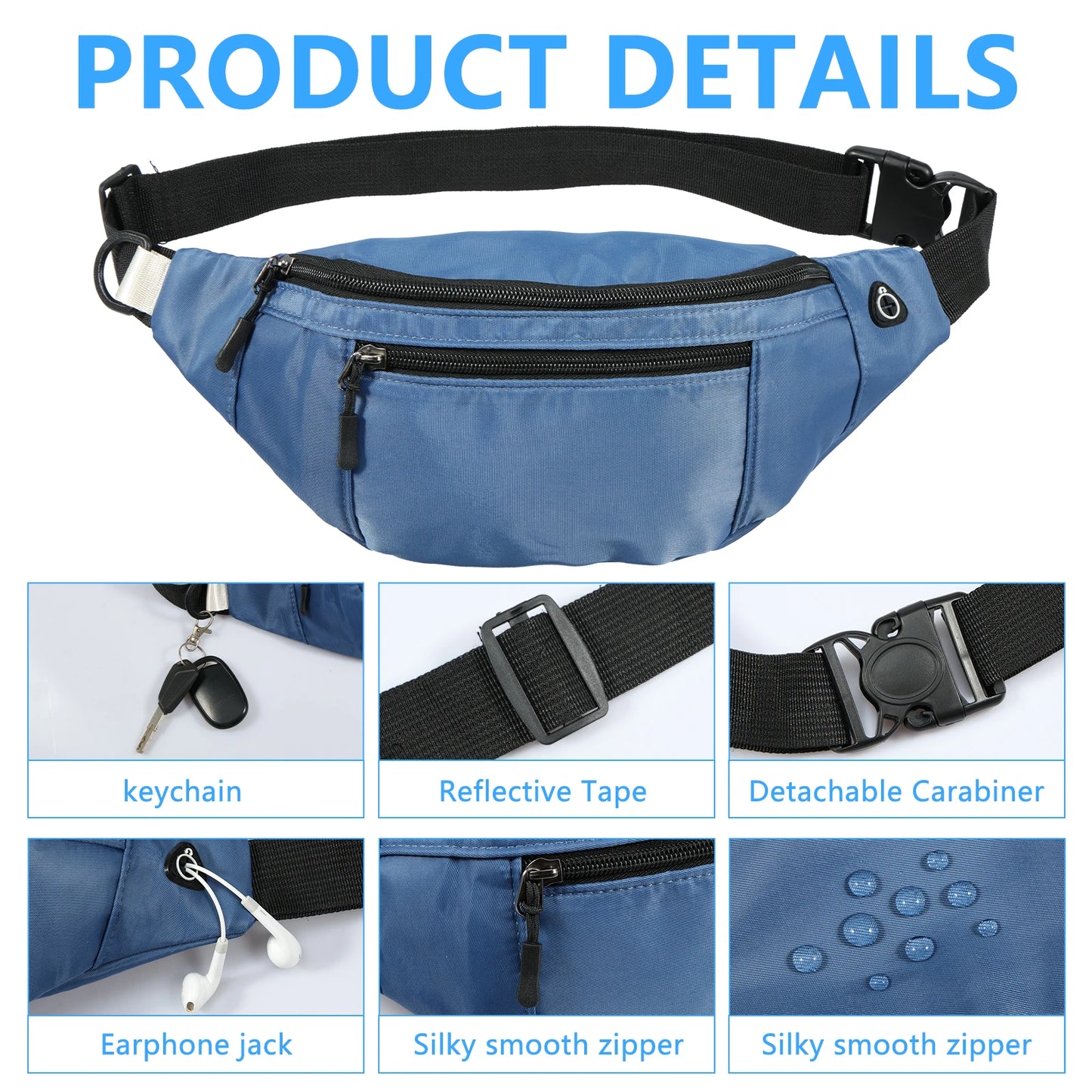 Lightweight Crossbody Fanny Pack