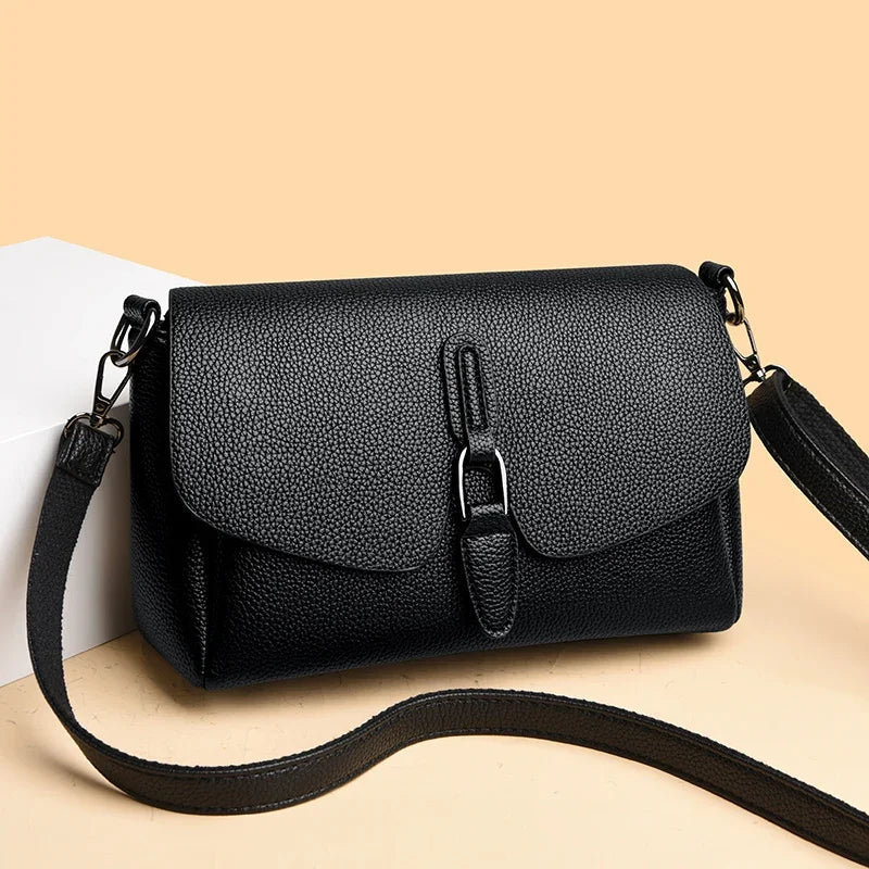 Soft Leather Luxury Crossbody Bag