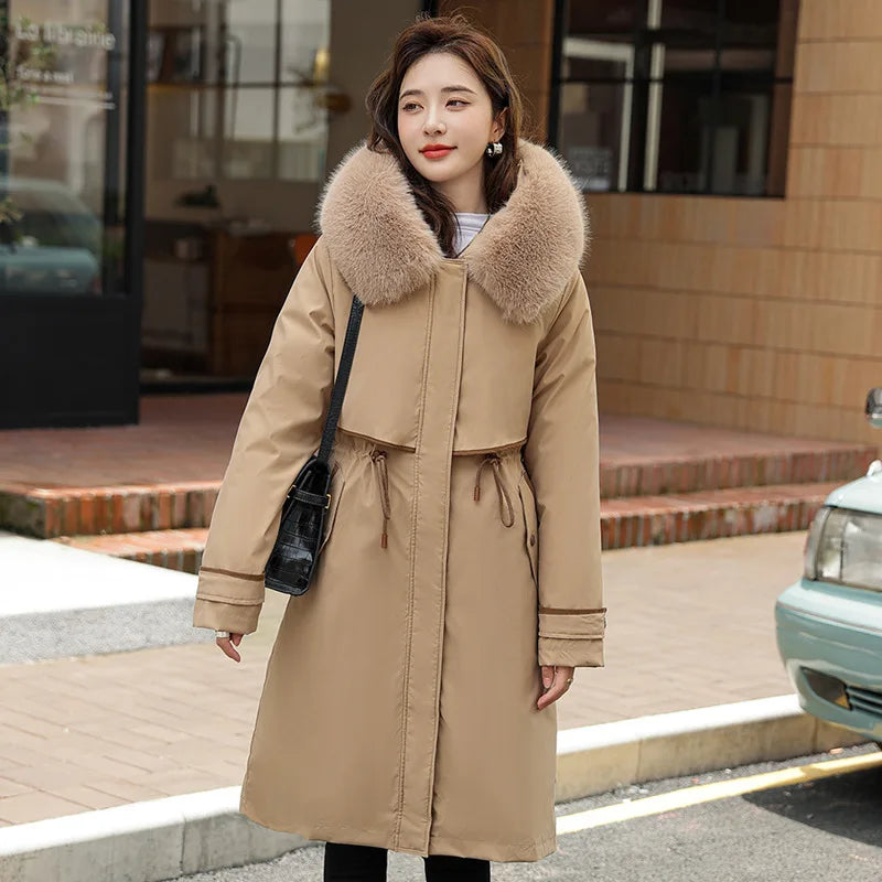 Detachable Lining Women Parka