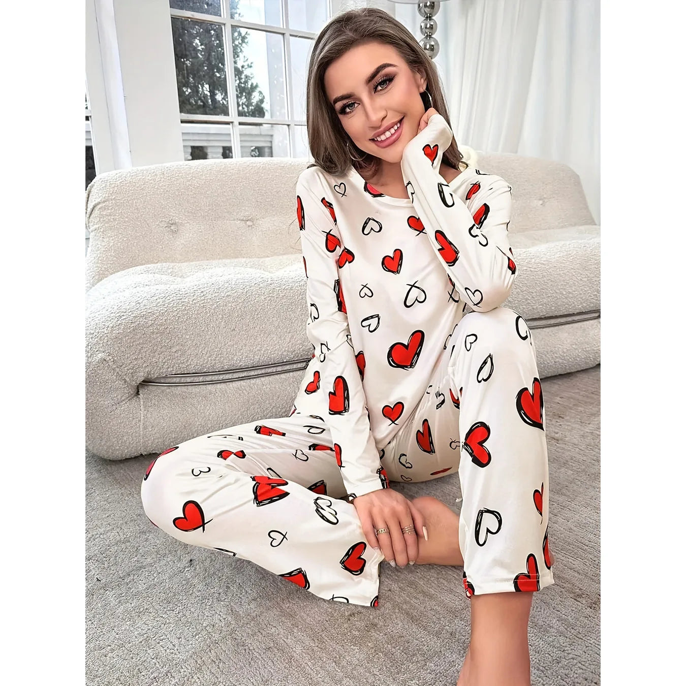 Classic Women Pajama Pants Set